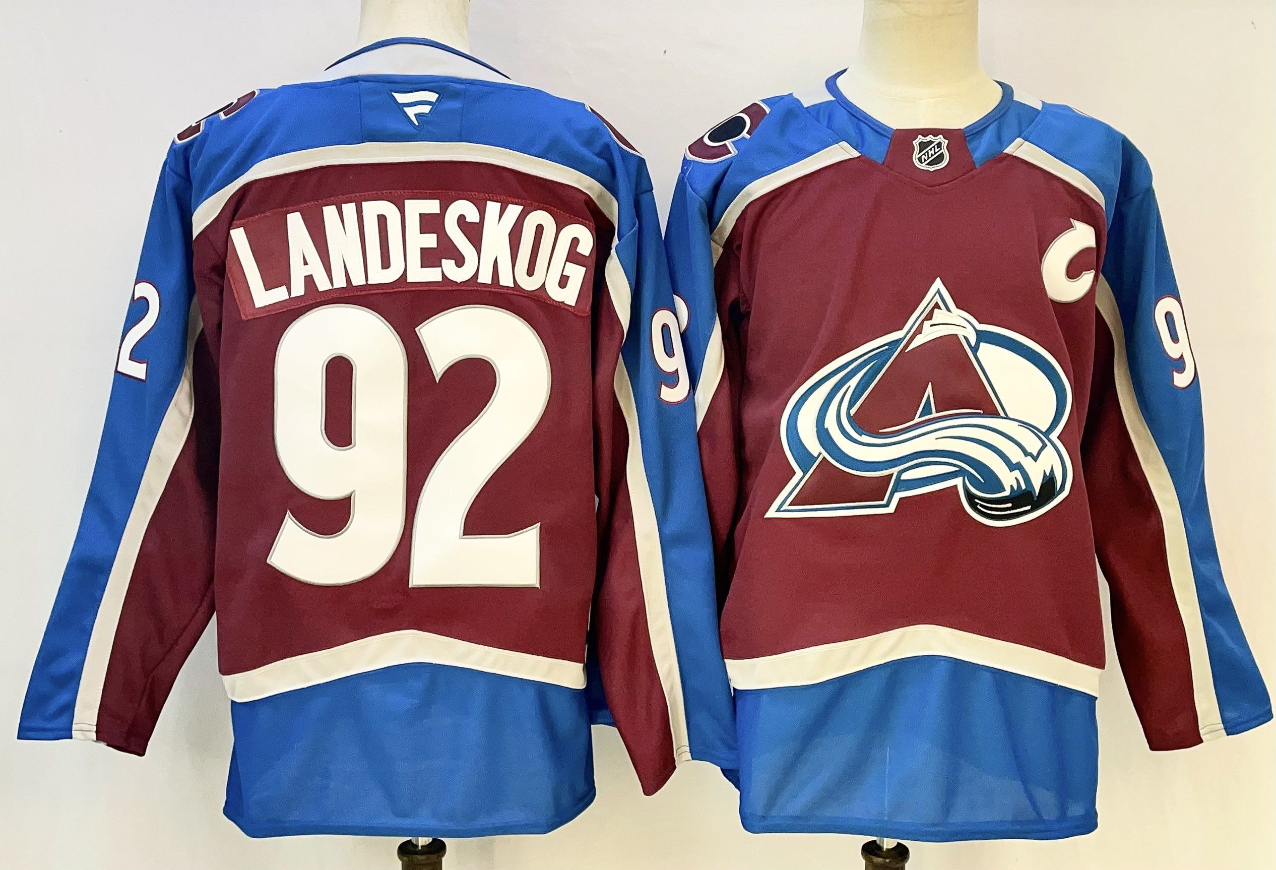 Men Colorado Avalanche #92 Landeskog red 2026 Adidias NHL Jersey style 001